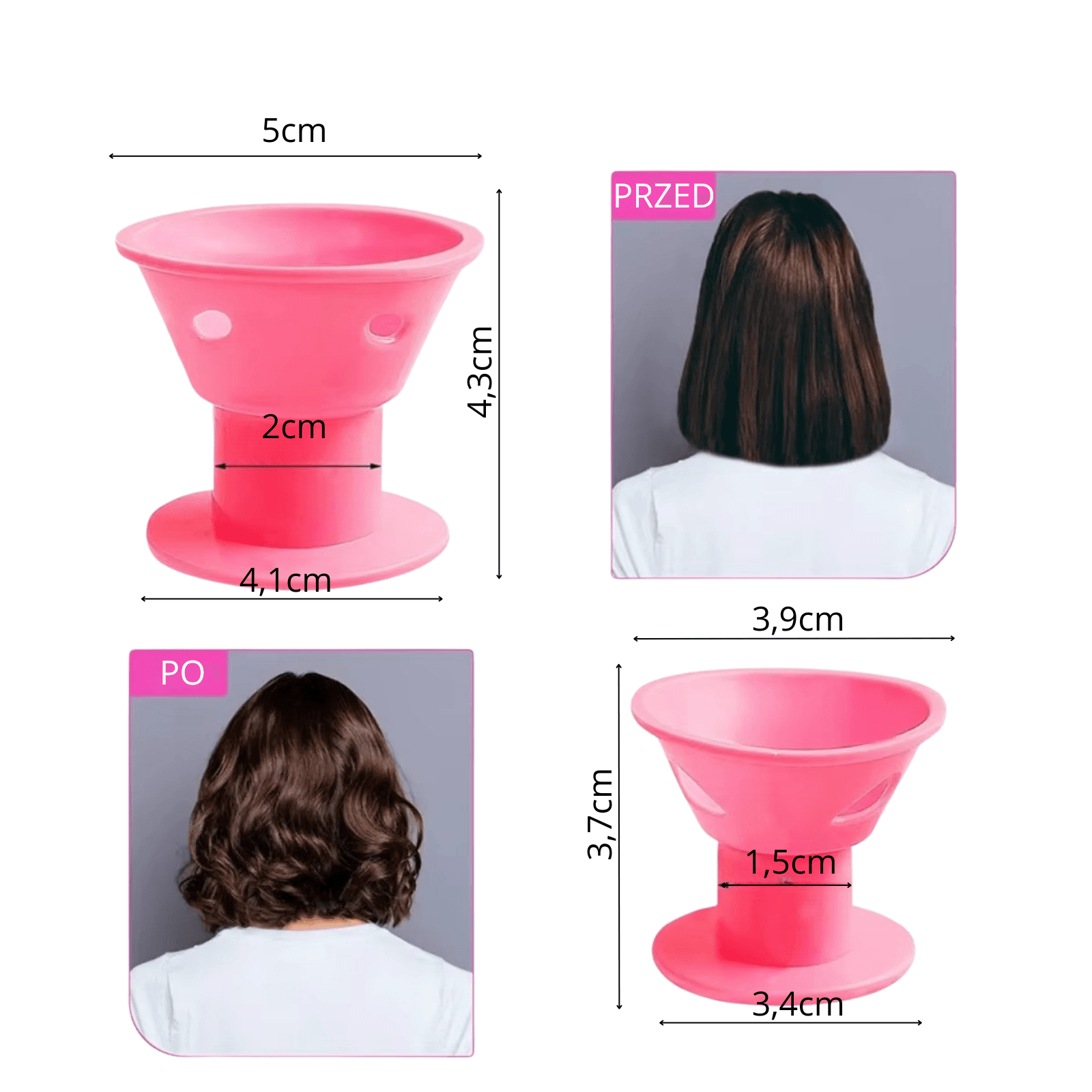 Zakręcone grzybki - bezgrzewna lokówka