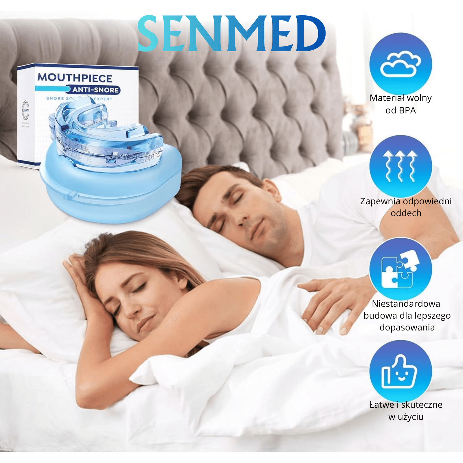 SENMED - Orteza zapobiegająca chrapaniu